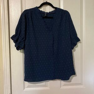 Women's Navy Blue Top